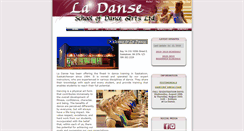 Desktop Screenshot of la-danse.ca